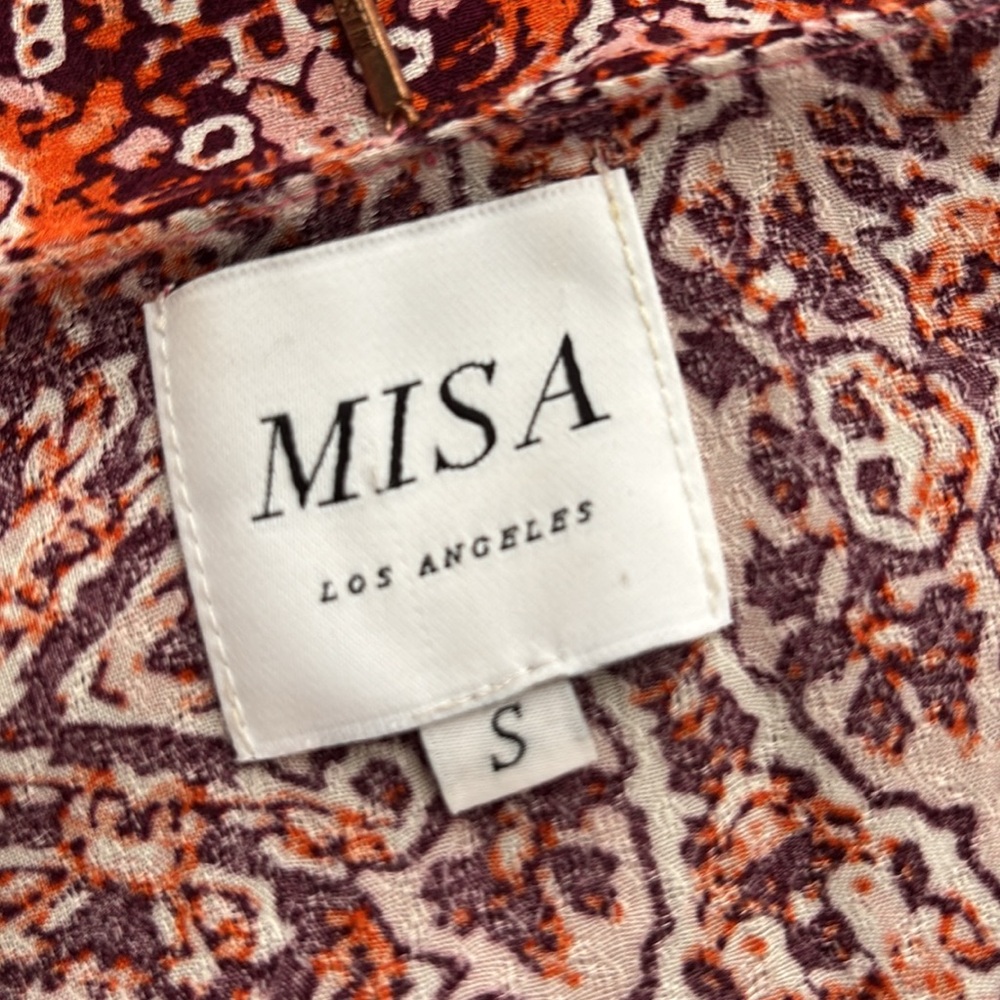 MISA OFF SHOULDER RUFFLE PRINT TOP - Picture 6 of 7